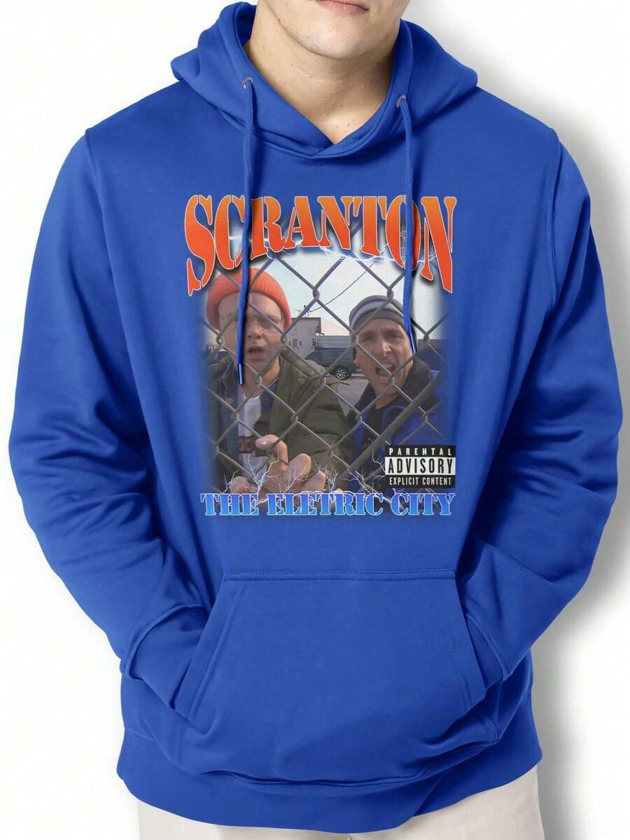 Moletom Casaco Scranton Eletric City Blusa Canguru WPJ1