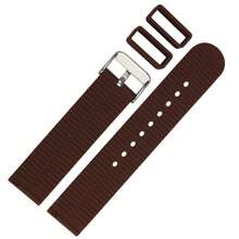 1 Miếng Nam Tối Nâu Mềm mại Bền chặt Nhanh Dễ Phù hợp Trơn tru Thể thao Không thấm nước Cao Độ bền kéo Cao su silicon Đồng hồ Dây đeo Có Áo Chất lượng Thép không gỉ Khóa 18mm / 20mm / 22MM tương thích với Huawei Samsung Đồng hồ thông minh - Cà phê - Xem 6