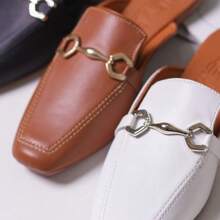 Women Flat Sandals - Camel - View 2