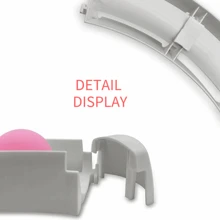 Wall-Mounted Ball Track Toy For Cats, Interactive Auto-Rotating Toy Ball