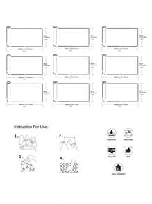 1 Rolo de Película de Privacidade para Janela Adesiva Estática Vinil 3D, Adesivos Película Arco-Íris para Porta de Vidro Controle de Calor Anti-UV para Casa e Escritório, Adesivos, Adesivo de Parede, Adesivo de Vinil para Decoração Doméstica, Itens de Decoração de Primavera Refresquem sua Casa, Adesivos de Decoração Rama