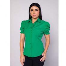 Women Blouses - màu xanh lá - Xem 1