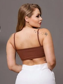 Women Tops - 鏽棕色 - 查看 2