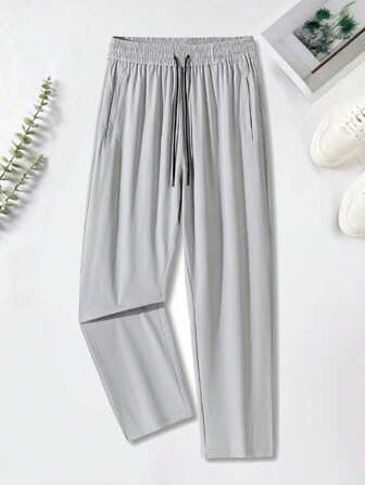 男友风男士户外运动单排扣风衣裤 男友风男士健身服 男友风男士运动长裤