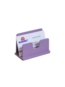 Classic Acrimet 730 Business Card Holder - Purple - View 2