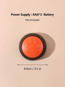 1 Set Of 4 Pcs, Random Color Delivery, Matte Black Base With Colorful Paw Print, Batteries Not Included, Recordable Pet Talking Button Toy For Conversation, Cat Dog Feeding Training Button Toy For Daily Companionship And Boredom Relief Training, Cat Toys, Dog Toys, Beach, Sun, Travel, Cool