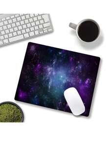 1 件宇宙和星空图案防滑游戏和工作鼠标垫，4 种可选尺寸，重返校园 - 彩色 - 查看 3