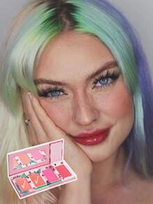 Misslyn TRAVEL KIT ALL IN ONE TEINT PALETTE , 4 Colors Matte Blush Palette, All In One Makeup Palettes Blush Kit, Matte, Finishes Color From Light To Dark For Cheek And Eye Makeup, Lightweight, High Pigment Non-Fading Natural, Silky Smooth Blusher, Y2K Makeup Party Beach Travel Holiday Camping Outdoors Present Rose Fashion Girl New Year Cosmetic Cosplay Best Trip Festivals Color Fancy Campus School Charm Vibe Cny Chinese New Year,Vegan,Cruelty Free - Đào + San hô + Hồng + Hồng đậm - Xem 6