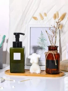 3M 1/2 chiếc Khay phòng tắm bằng tre, Giỏ đựng đồ đa năng phong cách Bohemian để trên mặt bàn phòng tắm, Thích hợp cho bàn trang điểm, phòng tắm, Khay đựng nước hoa bằng tre - Màu be - Xem 3