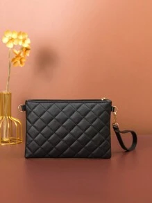 Đúng mốt Giải trí Thêu Pha lê Lattice Túi xach tay , Dễ thương ngọt ngào Đen Mini Túi xách tay Đối với Điện thoại di động , Cô dâu Cái túi , Hoàn hảo Cho bữa tiệc , Lễ cưới , Dạ hội , , Phù hợp Với Váy dự tiệc , Chính thức , Đầm vũ hội , Sinh nhật Đầm , NỮ Đầm Buổi tiệc - màu đen - Xem 4