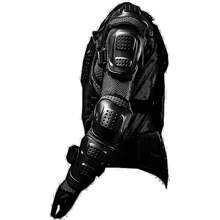 1STORM MOTORCYCLE MOTOCROSS BIKE GUARD PROTECTOR BODY ARMOR BLACK - Black - View 6