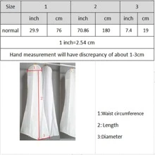 White Wedding Dress Dust Cover, Extra Long And Large Bridal Dress Gown Dustproof Cover With Foldable Storage Bag For International Shipping Wedding
