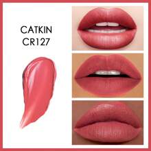 CATKIN 保湿塑形唇膏，防水持久缎光柔滑唇膏 CR127 朱红色 - CR127 - 查看 2