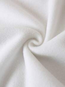 Hombres Pullover de cuello redondo con estampado de dinosaurio de dibujos animados - Blanco - Ver 6