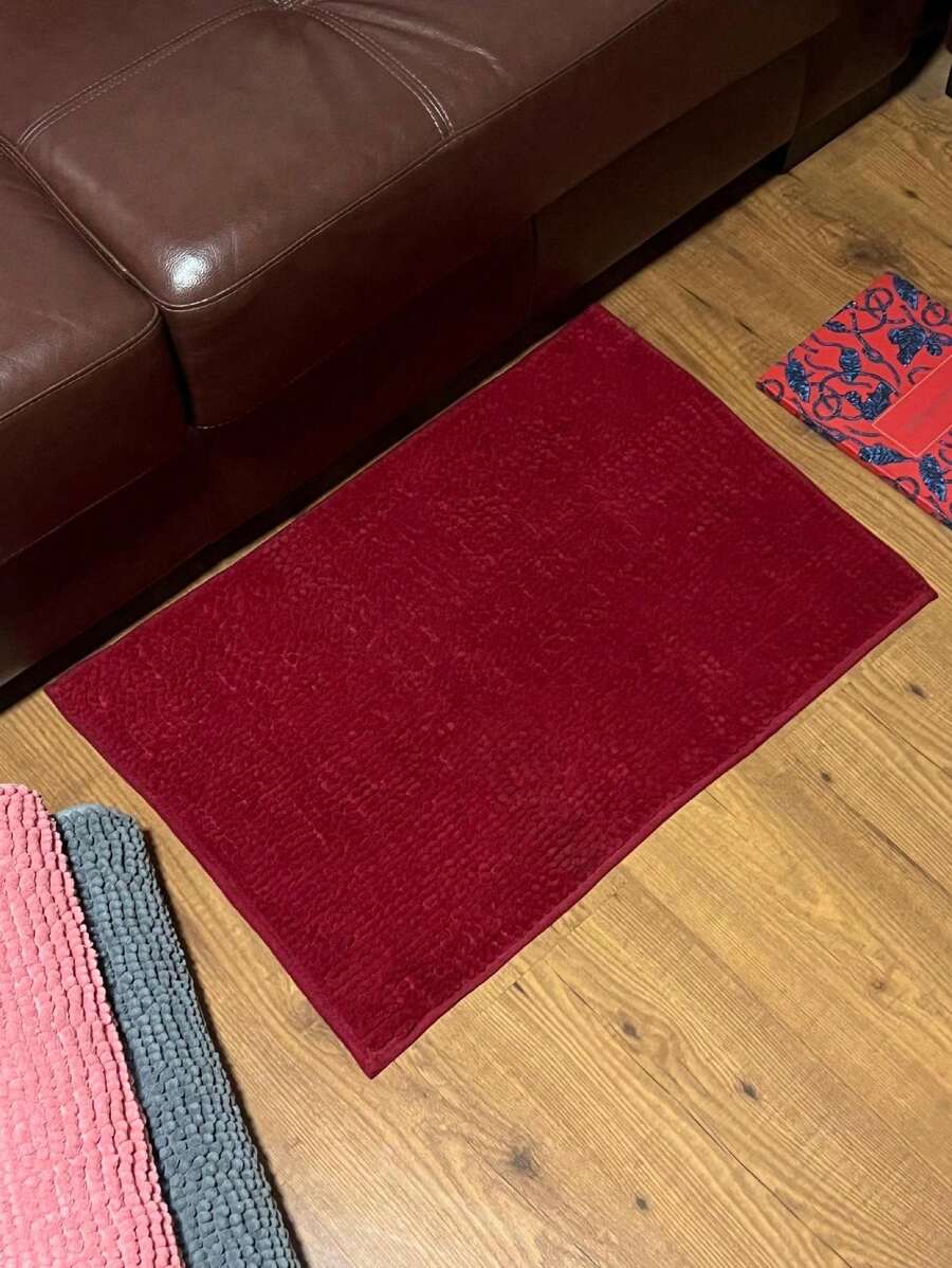 Bathroom & Laundry Mats - Burgundy - View 1