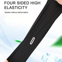 AD 1 Piece Cycling Balaclava Unisex Breathable Ice Silk Motorcycle Riding Sports Face Mask Neck Protec - Black - View 7