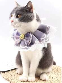 宠物用品 - 公主主题围巾/围兜配件、领结、蕾丝领子、猫用围兜 - 彩色 - 查看 11