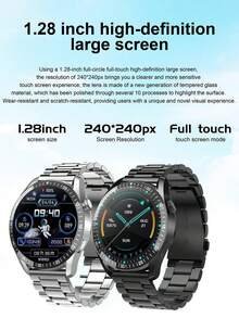 Reloj Inteligente Para Medir La Presión Arterial, La Frecuencia Cardíaca Y Rastrear La Calidad Del Sueño - acero negro - Ver 6