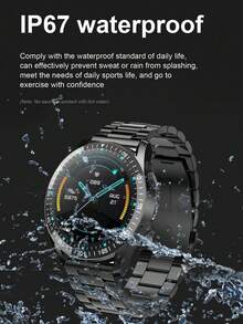 Reloj Inteligente Para Medir La Presión Arterial, La Frecuencia Cardíaca Y Rastrear La Calidad Del Sueño - acero negro - Ver 2