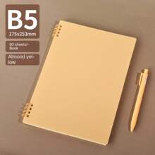 1 quyển sổ bìa cứng có thiết kế cực kỳ hấp dẫn, sổ tay bài tập khổ A5/B5 Pp bán buôn, tránh cắt giấy cho học sinh - Màu tím - Xem 9