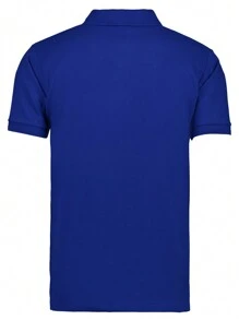 NAO Playera Polo Hombre Manga Corta - azul real - Ver 5