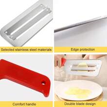 Vegetable Cutter Chopper Slicer Cabbage Shredder Stainless Steel Cutting Knife Fruit Dicer - Vegetable Slicer - Red Cabbage Chopper - Red - View 4