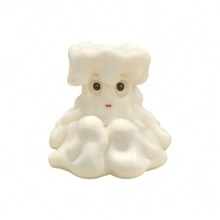 1入組3d小妖怪雪貂矽蠟模,diy樹脂模具,適用於手工皂,石膏,製作裝飾,是家人朋友的最好禮物 - 白色 - 查看 4