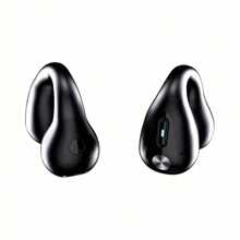 Malihoo Wireless Open-Ear Sport Earbuds For Android, Iphone, Clip-On Style Air Conduction Headphones For Cycling, Gaming, Running, Driving, V5.3, Ideal Gift For Friends - Black - View 3
