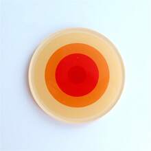 1 Miếng Acrylic tròn Cầu vồng Biến đổi dần Đệm tách Cách nhiệt Tấm lót Cho bữa tiệc Và Bàn Đồ trang trí - Nhiều màu - Xem 3