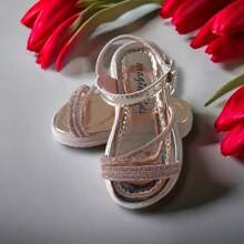 Kids Flat Sandals - 金色 - 查看 3