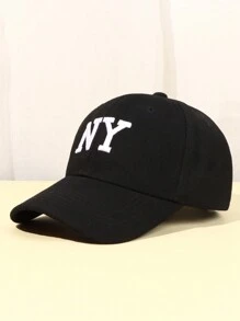1 pezzo Cappellino da baseball casual da esterno unisex con ricamo alfabeto Y2k, protezione solare con retro in rete regolabile, perfetto per festival musicali e abbigliamento quotidiano street