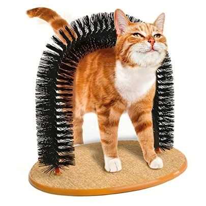 猫拱门抓柱，猫抓板，宠物玩具，用于自我梳理和抓挠