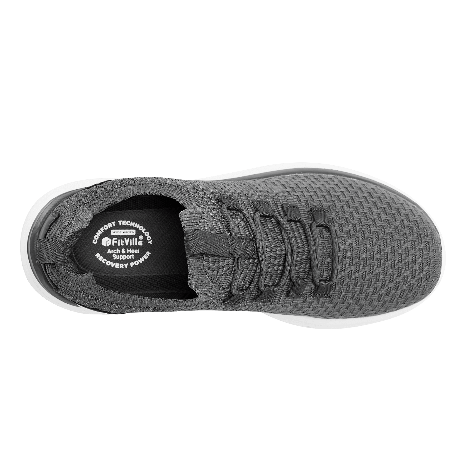 FitVille Men's High Elastic Knit Wide Width Mesh Wide Lightweight Mens Walking Shoes SHEIN USA