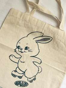 Totebag Bag Kpop New Jeans - Beige - View 2