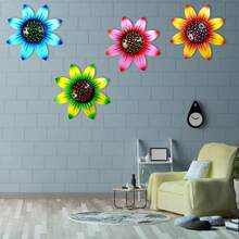 1 Miếng Kim loại Sắt Nghệ thuật Hoa Đồ trang trí , Có sẵn In 4 Màu , Creative Sắt Hoa Treo Vật trang trí , Đối với Ngoài trời Nhà nông - Nhiều màu - Xem 3