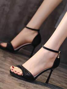 High Heeled Strap Sandals For Women, Thin Heel, Sexy And Comfortable
