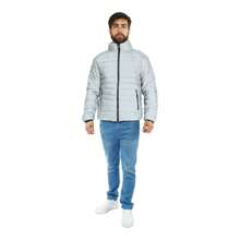 Chamarra Para Hombre Reflejante Para Motos - Gris - Ver 1