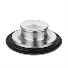 1個不銹鋼水槽排水孔蓋,水槽排水塞,垃圾處理器塞子,水槽排水孔塞子蓋,多功能防水塞,適用於家用浴室、家庭必需品、浴室配件