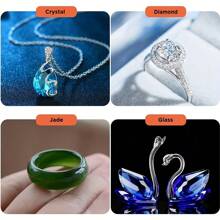 1pc Professional Diamond Tester Pen, High Accuracy Jewelry Diamond Tester, Professional Diamond Selector For Novice And Expert, Tool For Jewelry Jade Stone Identification Hardness Test Tool,Thermal Conductivity Meter - Grey - View 3