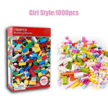 1000pcs Classic Building Blocks, Compatible With Various Brands, DIY Construction Toys, Stimulate Imagination And Creativity, Suitable For Children 6+ Years Old, Holiday/Birthday/New Year Gift