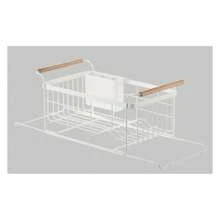 Debao Home 3108 Sink Dish Drainer Rack-Expandable Kitchen Drying Organizer Holder, One Size, White