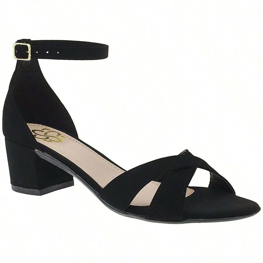 Women Heeled Sandals - 黑色 - 查看 1