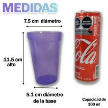 Rockkings Vasos De Plástico 50 Piezas Libres De Bpa 5 Colores 300 Ml - Multicolor - Ver 2