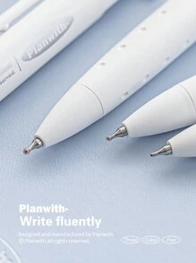 1支3合1筆,具有不漏字的設計,多色螢光筆和簽名筆 - 彩色 - 查看 3