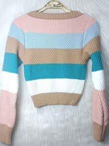 Women Sweaters - 鏽棕色 - 查看 2