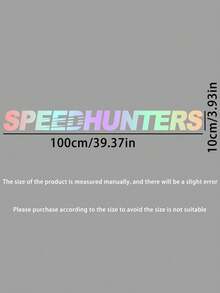 1pc Car Sticker, Long Car Sticker, Car Windshield Sticker - Multicolor - View 2