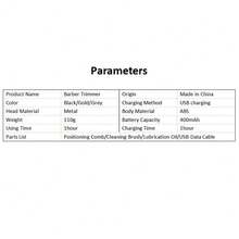 髮剪,無線電動剃髮器可充電修鬍器刮鬍刀,帶有導向梳的電動t型刀修髮套裝,適合送禮 - 銅色 - 查看 11