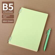 1 quyển sổ bìa cứng có thiết kế cực kỳ hấp dẫn, sổ tay bài tập khổ A5/B5 Pp bán buôn, tránh cắt giấy cho học sinh - Màu tím - Xem 11