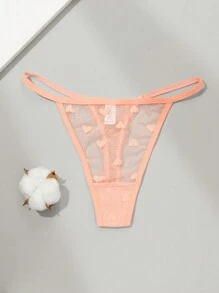 Set da 4 pezzi di perizoma in rete sexy e delicato