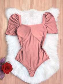 Women Bodysuits - Rusty Rose - View 2